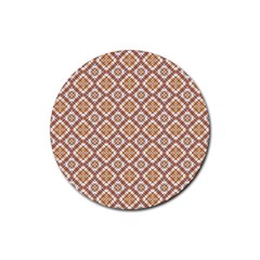 Portuguese Wall Rubber Round Coaster (4 pack)