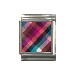 Multicolor Plaids Italian Charm (13mm) by ConteMonfrey