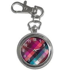 Multicolor Plaids Key Chain Watches by ConteMonfrey