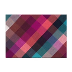 Multicolor Plaids Sticker A4 (100 Pack) by ConteMonfrey