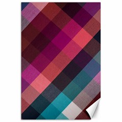 Multicolor Plaids Canvas 20  X 30  by ConteMonfrey