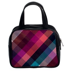 Multicolor Plaids Classic Handbag (two Sides) by ConteMonfrey