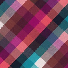 Multicolor Plaids Play Mat (square) by ConteMonfrey