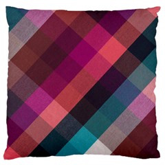 Multicolor Plaids Large Cushion Case (one Side) by ConteMonfrey