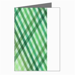 Menta Plaids Greeting Cards (pkg Of 8) by ConteMonfrey