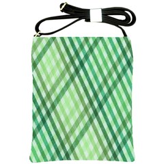 Menta Plaids Shoulder Sling Bag by ConteMonfrey