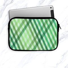 Menta Plaids Apple Ipad Mini Zipper Cases by ConteMonfrey