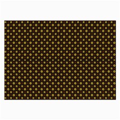 Small Golden Plaids Large Glasses Cloth (2 Sides) by ConteMonfrey