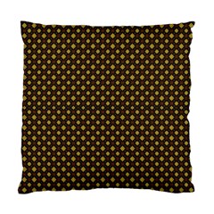 Small Golden Plaids Standard Cushion Case (two Sides) by ConteMonfrey