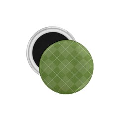 Discreet Green Tea Plaids 1 75  Magnets by ConteMonfrey