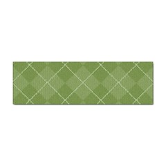 Discreet Green Tea Plaids Sticker Bumper (100 Pack) by ConteMonfrey