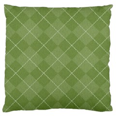 Discreet Green Tea Plaids Standard Flano Cushion Case (two Sides) by ConteMonfrey