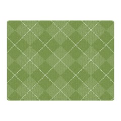 Discreet Green Tea Plaids Double Sided Flano Blanket (mini)  by ConteMonfrey