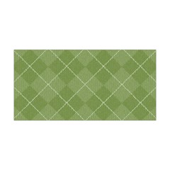 Discreet Green Tea Plaids Yoga Headband by ConteMonfrey