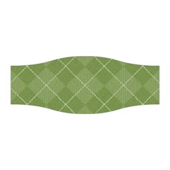 Discreet Green Tea Plaids Stretchable Headband by ConteMonfrey