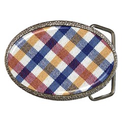 Hot Colors Plaid  Belt Buckles by ConteMonfrey