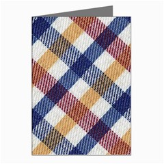 Hot Colors Plaid  Greeting Cards (pkg Of 8) by ConteMonfrey