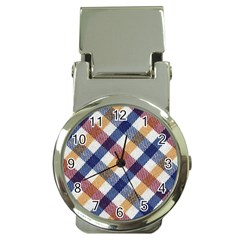 Hot Colors Plaid  Money Clip Watches by ConteMonfrey