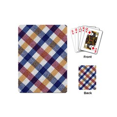 Hot Colors Plaid  Playing Cards Single Design (mini) by ConteMonfrey