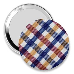 Hot Colors Plaid  3  Handbag Mirrors by ConteMonfrey