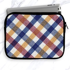 Hot Colors Plaid  Apple Ipad 2/3/4 Zipper Cases by ConteMonfrey