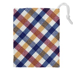 Hot Colors Plaid  Drawstring Pouch (4xl) by ConteMonfrey