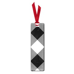 Black And White Diagonal Plaids Small Book Marks by ConteMonfrey