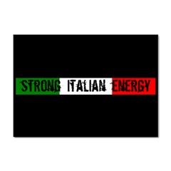 Strong Italian Energy Sticker A4 (10 Pack) by ConteMonfrey