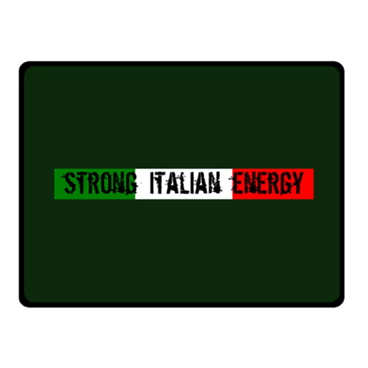 Strong Italian energy Fleece Blanket (Small)