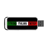 Strong Italian energy Portable USB Flash (One Side) Front