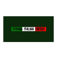 Strong Italian Energy Satin Wrap 35  X 70  by ConteMonfrey