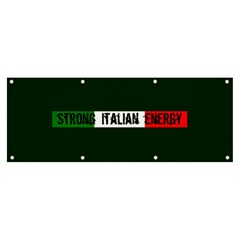 Strong Italian Energy Banner And Sign 8  X 3  by ConteMonfrey