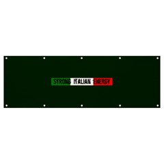 Strong Italian Energy Banner And Sign 12  X 4  by ConteMonfrey