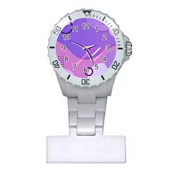 Colorful-abstract-wallpaper-theme Plastic Nurses Watch by Wegoenart