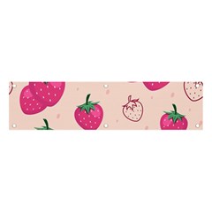 Seamless-strawberry-fruit-pattern-background Banner And Sign 4  X 1 