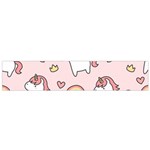 Cute-unicorn-rainbow-seamless-pattern-background Small Flano Scarf Back