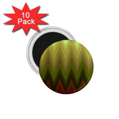 Zig Zag Chevron Classic Pattern 1 75  Magnets (10 Pack)  by Celenk