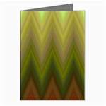 Zig Zag Chevron Classic Pattern Greeting Cards (Pkg of 8) Left