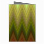 Zig Zag Chevron Classic Pattern Greeting Cards (Pkg of 8) Right