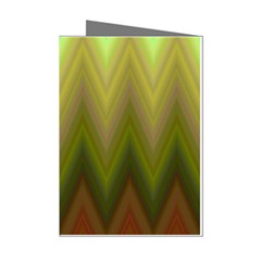 Zig Zag Chevron Classic Pattern Mini Greeting Cards (pkg Of 8)