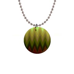 Zig Zag Chevron Classic Pattern 1  Button Necklace by Celenk