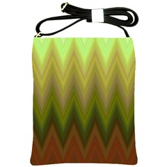 Zig Zag Chevron Classic Pattern Shoulder Sling Bag by Celenk