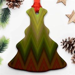 Zig Zag Chevron Classic Pattern Ornament (christmas Tree) 