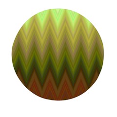 Zig Zag Chevron Classic Pattern Mini Round Pill Box (pack Of 5) by Celenk