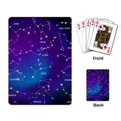 Realistic Night Sky With Constellation Playing Cards Single Design (Rectangle)