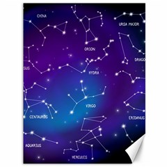 Realistic Night Sky With Constellation Canvas 36  x 48 