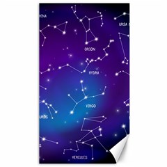 Realistic Night Sky With Constellation Canvas 40  x 72 