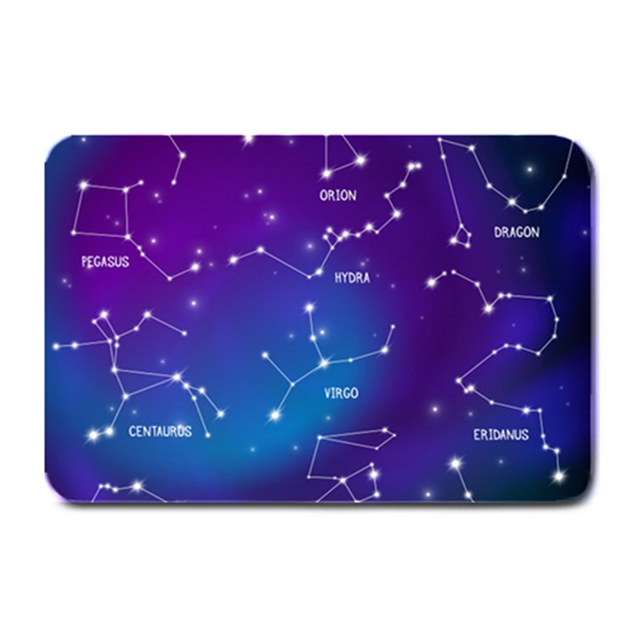 Realistic Night Sky With Constellation Plate Mats