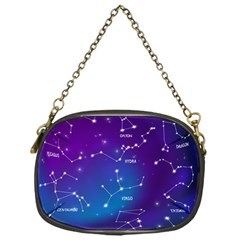 Realistic Night Sky With Constellation Chain Purse (One Side)