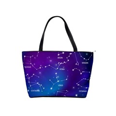 Realistic Night Sky With Constellation Classic Shoulder Handbag